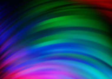 Parlak renkli arkaplan ve gradyan. Soyut bulanık şekilli vektör illüstrasyonu. 