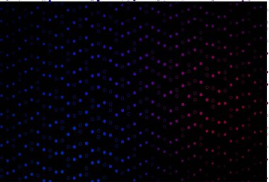 Kabarcıklı koyu mavi, kırmızı vektör arkaplanı.