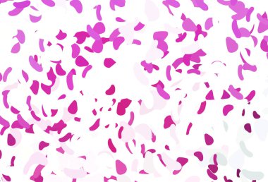 Soyut şekilli açık pembe vektör arkaplanı.