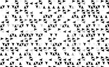 Üçgenler parlak ton renkleriyle yüzeye çıkar. Belirsiz soyut çizimler ve gradyan. İşiniz için yepyeni bir tasarım.  