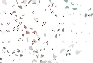 Kaotik şekilli açık kırmızı vektör deseni.