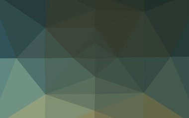 Üçgenler parlak ton renkleriyle yüzeye çıkar. Belirsiz soyut çizimler ve gradyan. İşiniz için yepyeni bir tasarım.  