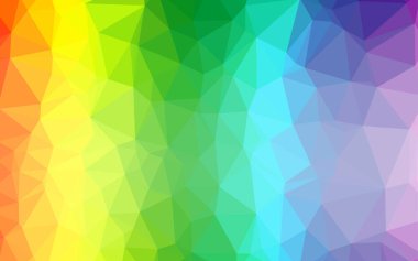 Üçgenler parlak ton renkleriyle yüzeye çıkar. Belirsiz soyut çizimler ve gradyan. İşiniz için yepyeni bir tasarım.  