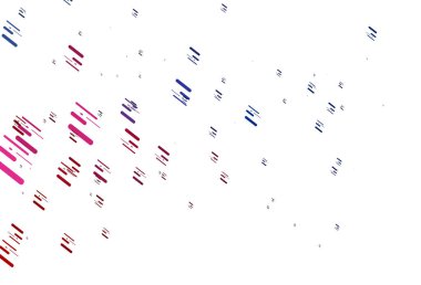 Açık Mavi, dar çizgileri olan kırmızı vektör deseni.