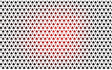 Üçgenler parlak ton renkleriyle yüzeye çıkar. Belirsiz soyut çizimler ve gradyan. İşiniz için yepyeni bir tasarım.  