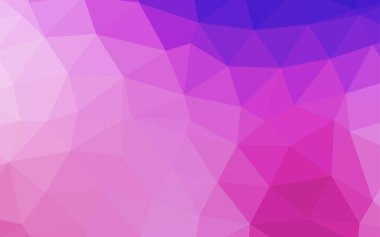 Üçgenler parlak ton renkleriyle yüzeye çıkar. Belirsiz soyut çizimler ve gradyan. İşiniz için yepyeni bir tasarım.  