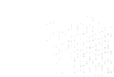 Kristaller ve dikdörtgenlerle Açık Turuncu vektör deseni.