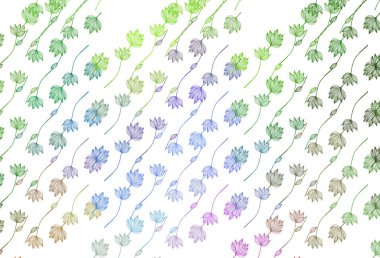 Açık Çokrenkli, Gökkuşağı vektör çizim düzeni.