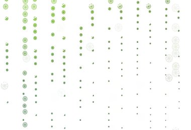 Buz kar taneli açık yeşil vektör şablonu.