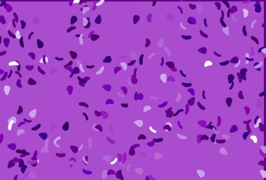 Memphis şekilli hafif Mor vektör şablonu.