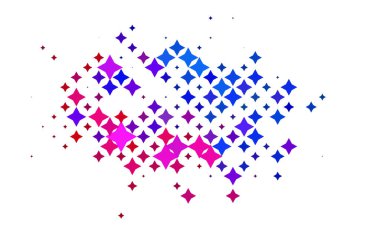 Renkli soyut çizim ve gradyan. Yepyeni tasarım 