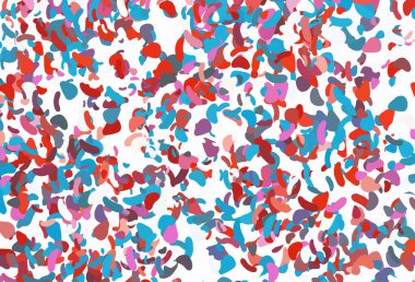 Açık Mavi, soyut biçimlere sahip kırmızı vektör arkaplanı.