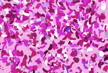 Soyut şekilli açık pembe vektör arkaplanı.