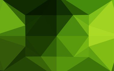 Üçgenler parlak ton renkleriyle yüzeye çıkar. Belirsiz soyut çizimler ve gradyan. İşiniz için yepyeni bir tasarım.  