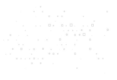 Açık Gümüş, diskleri ve dikdörtgenleri olan gri vektör dokusu.