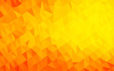 Üçgenler parlak ton renkleriyle yüzeye çıkar. Belirsiz soyut çizimler ve gradyan. İşiniz için yepyeni bir tasarım.  