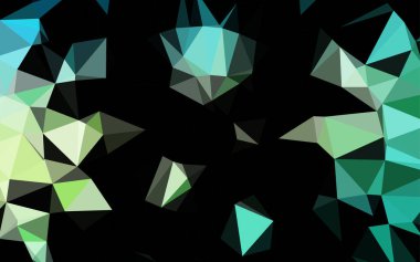 çokgen biçiminde soyut vektör deseni 