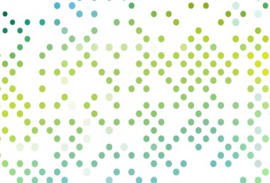 Açık Yeşil, daire şekilli sarı vektör düzeni.