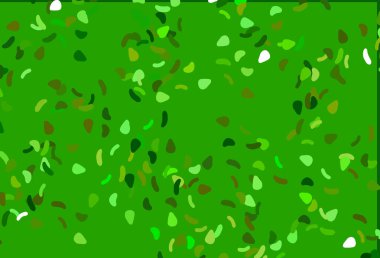 Rastgele biçimlerde açık yeşil vektör dokusu.