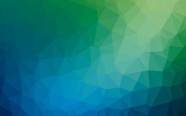 Üçgenler parlak ton renkleriyle yüzeye çıkar. Belirsiz soyut çizimler ve gradyan. İşiniz için yepyeni bir tasarım.  