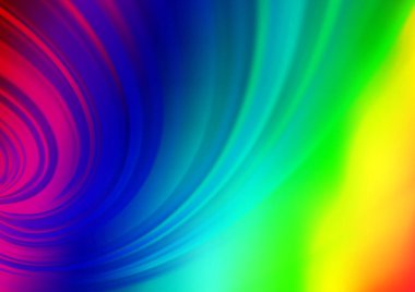 Parlak renkli arkaplan ve gradyan. Soyut bulanık şekilli vektör illüstrasyonu. 