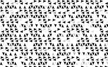 Üçgenler parlak ton renkleriyle yüzeye çıkar. Belirsiz soyut çizimler ve gradyan. İşiniz için yepyeni bir tasarım.  