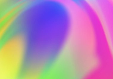 Parlak renkli arkaplan ve gradyan. Soyut bulanık şekilli vektör illüstrasyonu. 