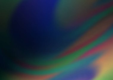 Parlak renkli arkaplan ve gradyan. Soyut bulanık şekilli vektör illüstrasyonu. 