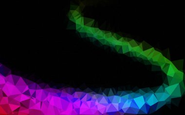 Geometrik şekiller ve üçgenlerle soyut arkaplan.