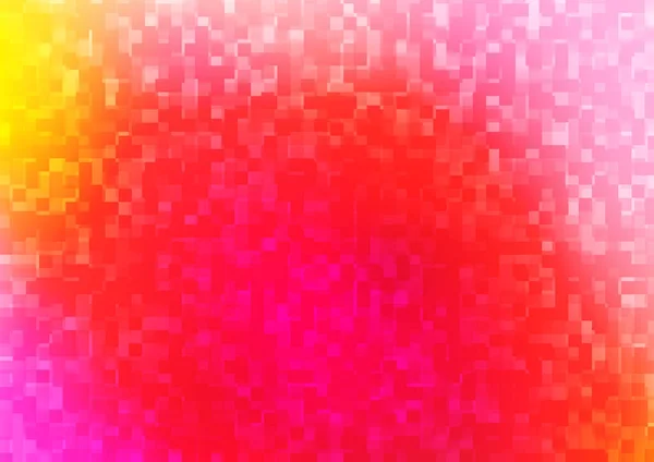 Светло Розовый Желтый Векторный Фон Прямоугольниками Квадратами — стоковый вектор