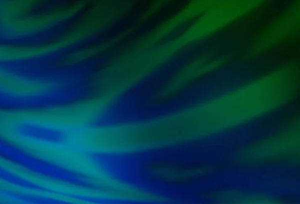 ダークブルー グリーンベクトル光沢のある抽象的な背景 — ストックベクタ