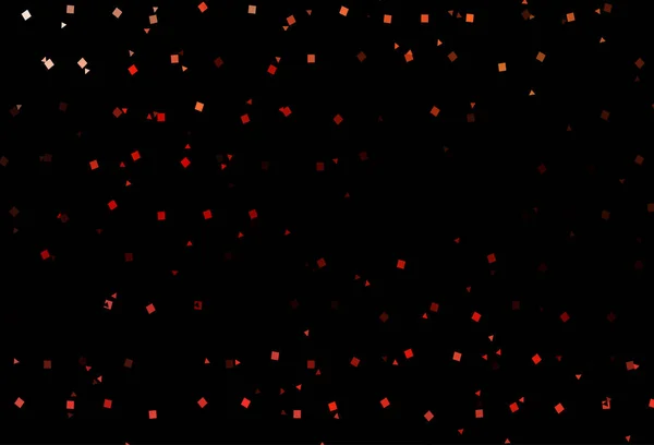 Σκούρο Κόκκινο Διάνυσμα Φόντο Τρίγωνα Κύκλους Κύβους — Διανυσματικό Αρχείο