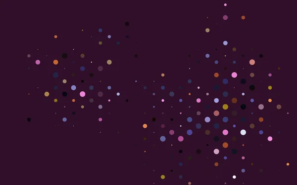 Векторний Фон Точками Ілюстрація Набором Абстрактних Кіл Шаблон Веб Сайтів — стоковий вектор