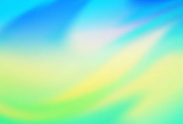 Bleu Clair Vecteur Jaune Fond Abstrait Brillant — Image vectorielle