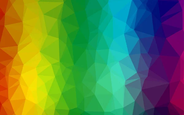 Surface Triangulaire Aux Couleurs Vives Vague Illustration Abstraite Avec Dégradé — Image vectorielle