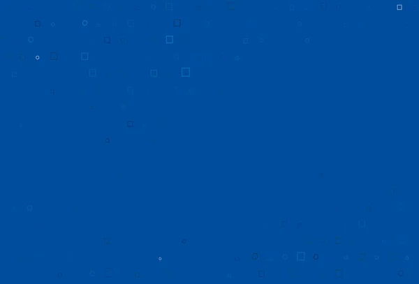Светло Синее Векторное Покрытие Кругами Кубиками — стоковый вектор