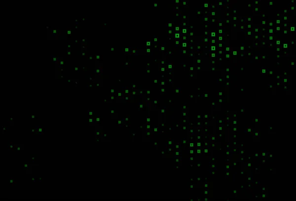 ダークグリーン 正方形のスタイルのレッドベクトルパターン — ストックベクタ