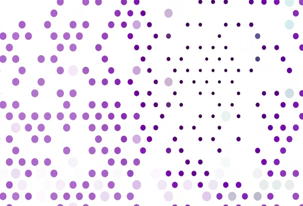 Шаблон Светло Фиолетового Вектора Кругами — стоковый вектор