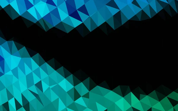 Abstrakter Polygonaler Hintergrund Mit Dreiecken Vektorillustration — Stockvektor