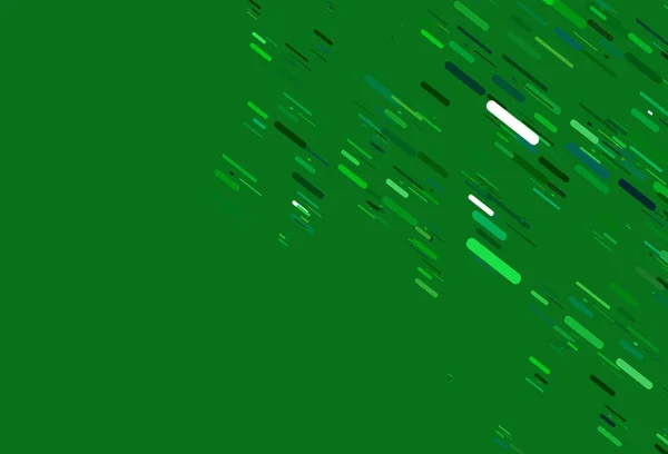 Bleu Clair Fond Vectoriel Vert Avec Longues Lignes — Image vectorielle
