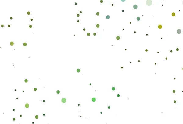 Світло Зелений Жовтий Вектор Шаблон Колами — стоковий вектор