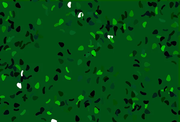 Fondo Vectorial Verde Claro Con Formas Abstractas — Vector de stock