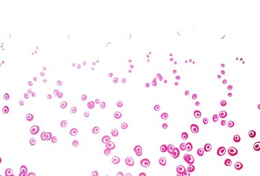 Çember şekilli Açık Pembe vektör düzeni.