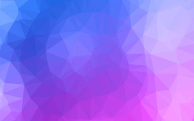 Üçgenler parlak ton renkleriyle yüzeye çıkar. Belirsiz soyut çizimler ve gradyan. İşiniz için yepyeni bir tasarım.  