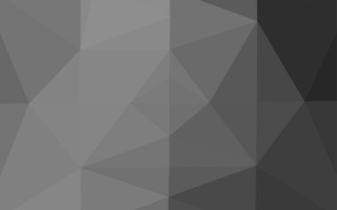 Üçgenler parlak ton renkleriyle yüzeye çıkar. Belirsiz soyut çizimler ve gradyan. İşiniz için yepyeni bir tasarım.  