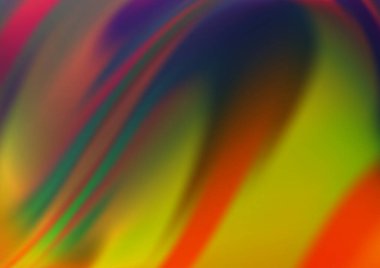 Parlak renkli arkaplan ve gradyan. Soyut bulanık şekilli vektör illüstrasyonu. 