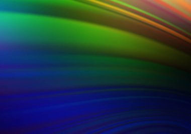 Parlak renkli arkaplan ve gradyan. Soyut bulanık şekilli vektör illüstrasyonu. 