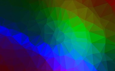 çokgen biçiminde soyut vektör deseni 