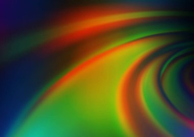 Parlak renkli arkaplan ve gradyan. Soyut bulanık şekilli vektör illüstrasyonu. 