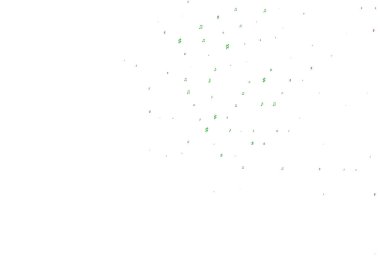 Açık Çokrenkli, müzik elementli Gökkuşağı vektör deseni.